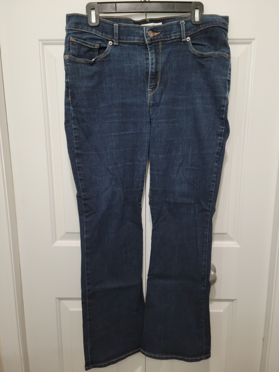 Levi's Denim - Levi's High-Waist Dark Blue Bootcut Jeans